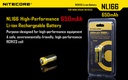 Battery: Nitecore CR123 Li battery