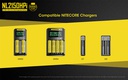 Battery: Nitecore NL2150HPi, Rechargeable 27100 Li-ion, 3.6V 5000mAh, Discharge current max 15A