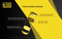 Battery: Nitecore NL2150, Rechargeable 27100 Li-ion, 3.6V 5000mAh, Discharge current max 8A