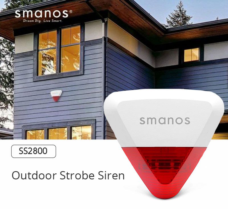 Alarm System Part: Smanos SS2800, Outdoor Strobe Siren