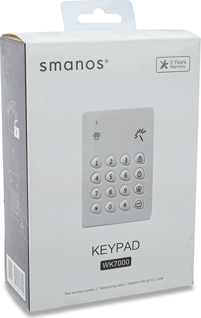 Alarm System Part: Smanos WK7000, Wireless RFID Keypad