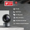Smart Home Camera: Arenti DOME1, Pan Tilt Zoom PTZ Camera, 2K resolution, Indoor, Wi-Fi, Mic & Speaker, Nightvision 10m, Motion Detect