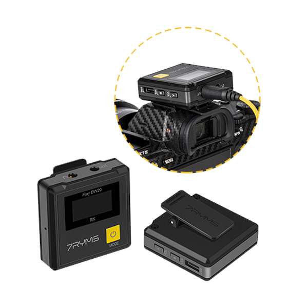 7RYMS iRay DW20A, 2.4GHz Wireless Microphone, 1RX+2TX
