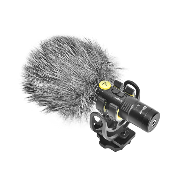 7RYMS MiniBo M1, Mini Cardioid Digital&Analog Dual-mode Shotgun Mic