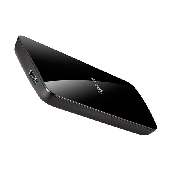 Portable HDD: Apacer AC233, USB 3.2 Gen1, Black color