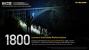 Flashlight: Nitecore MH12SE, EDC Flashlight, 1800 lumen, 405m