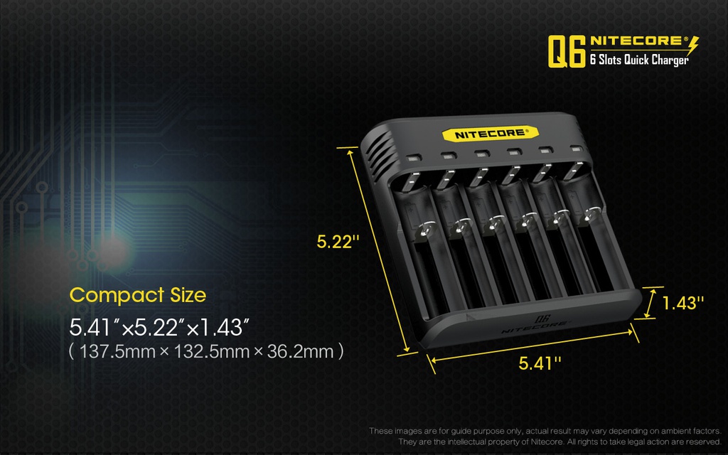 Battery Charger: Nitecore Q series, Quick charger