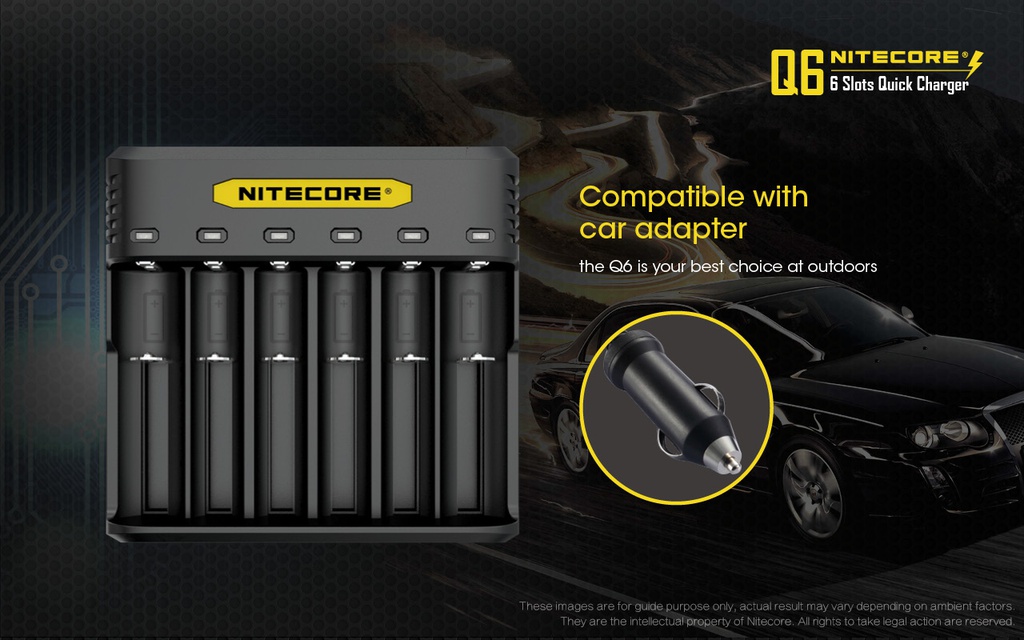 Battery Charger: Nitecore Q series, Quick charger