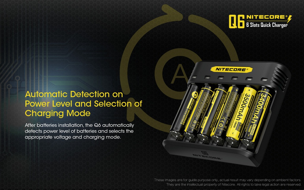 Battery Charger: Nitecore Q series, Quick charger
