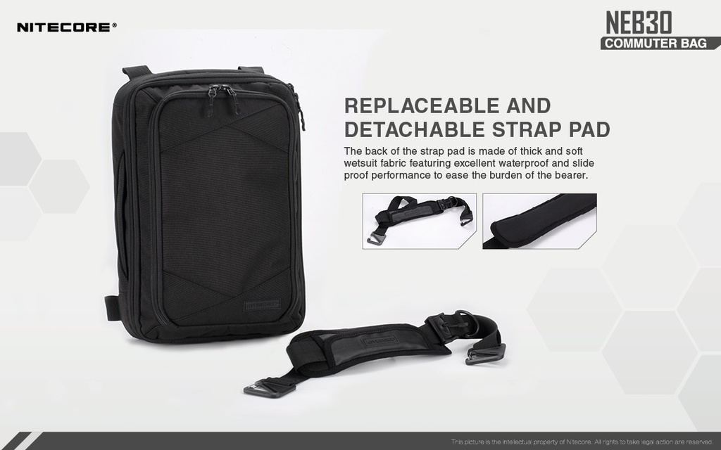 Bag: Nitecore NEB30, 14inch Laptop bag