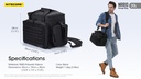 Bag: Nitecore NRB10, 20L capacity