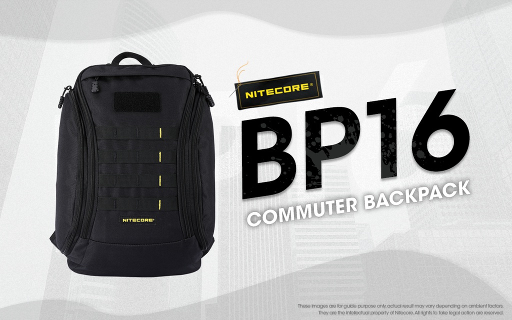Bag: Nitecore BP16, 16L Waterproof backpack