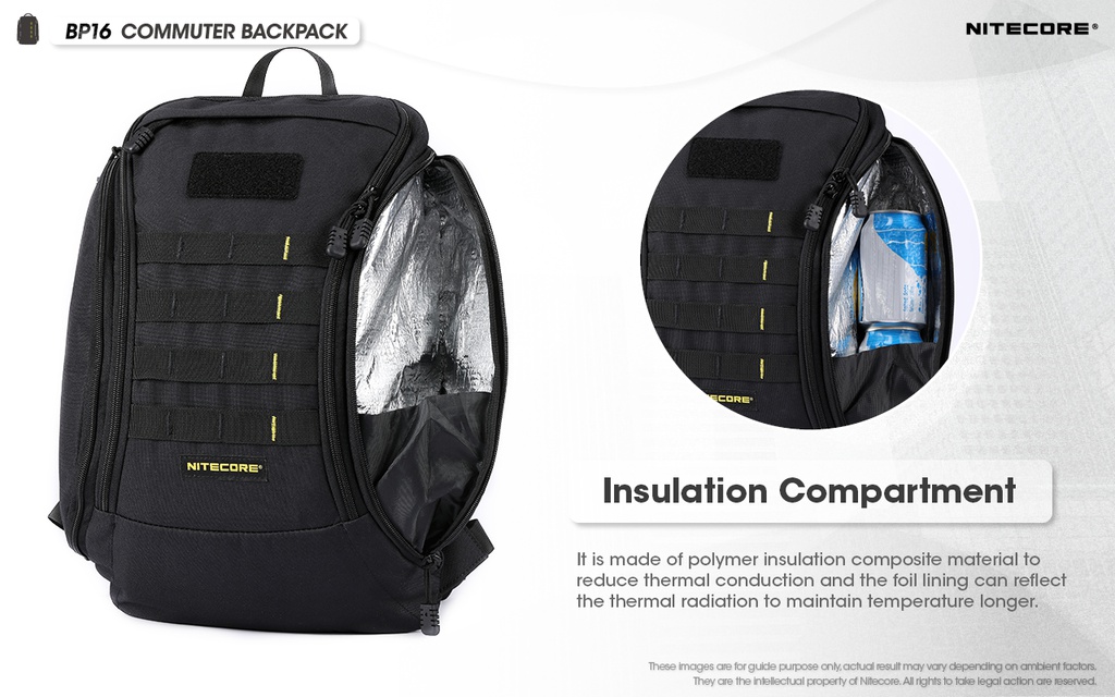 Bag: Nitecore BP16, 16L Waterproof backpack