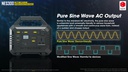 Solar Generator: Nitecore Power Station NES Series, DC Input, Output: 220VAC, 12VDC, USB, USB-C, USB-QC
