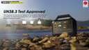 Solar Generator: Nitecore Power Station NES Series, DC Input, Output: 220VAC, 12VDC, USB, USB-C, USB-QC