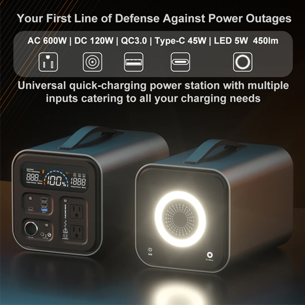 Solar Generator: CR-UA550, 600W