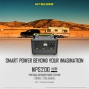 Solar Generator: Nitecore Power Station NPS Series, DC Input, Output: 220VAC, 12VDC, USB, USB-C, USB-QC