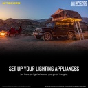 Solar Generator: Nitecore Power Station NPS Series, DC Input, Output: 220VAC, 12VDC, USB, USB-C, USB-QC