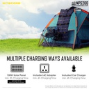 Solar Generator: Nitecore Power Station NPS Series, DC Input, Output: 220VAC, 12VDC, USB, USB-C, USB-QC