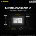 Solar Generator: Nitecore Power Station NPS Series, DC Input, Output: 220VAC, 12VDC, USB, USB-C, USB-QC