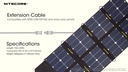 Flashlight ACC: Nitecore 10m Extension Cable for Solar Panels
