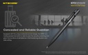 Flashlight ACC: Nitecore NTP31, Tactical Pen