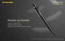Flashlight ACC: Nitecore NTP31, Tactical Pen