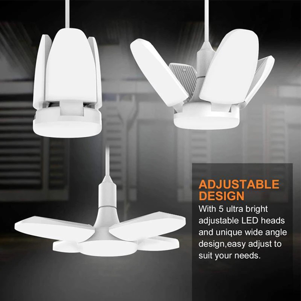 Flashlight: Lighting LED Folding Lamp with 4 Panel