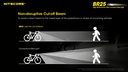 Flashlight: Nitecore BR25 Bike Flashlight, 1400lm, 164m