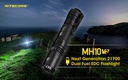 Flashlight: Nitecore MH10 V2, EDC Flashlight, 1200 lumen, 202m