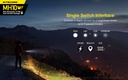 Flashlight: Nitecore MH10 V2, EDC Flashlight, 1200 lumen, 202m