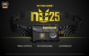Flashlight: Nitecore NU25, Rechargeable Headlamp, 360 lumen, 81m