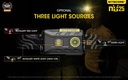 Flashlight: Nitecore NU25, Rechargeable Headlamp, 360 lumen, 81m