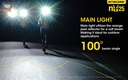 Flashlight: Nitecore NU25, Rechargeable Headlamp, 360 lumen, 81m