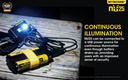 Flashlight: Nitecore NU25, Rechargeable Headlamp, 360 lumen, 81m