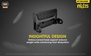 Flashlight: Nitecore NU25, Rechargeable Headlamp, 360 lumen, 81m