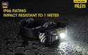 Flashlight: Nitecore NU25, Rechargeable Headlamp, 360 lumen, 81m