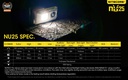 Flashlight: Nitecore NU25, Rechargeable Headlamp, 360 lumen, 81m