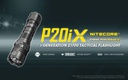 Flashlight: Nitecore P20iX, Tactical Flashlight, 4000 lumen, 221m
