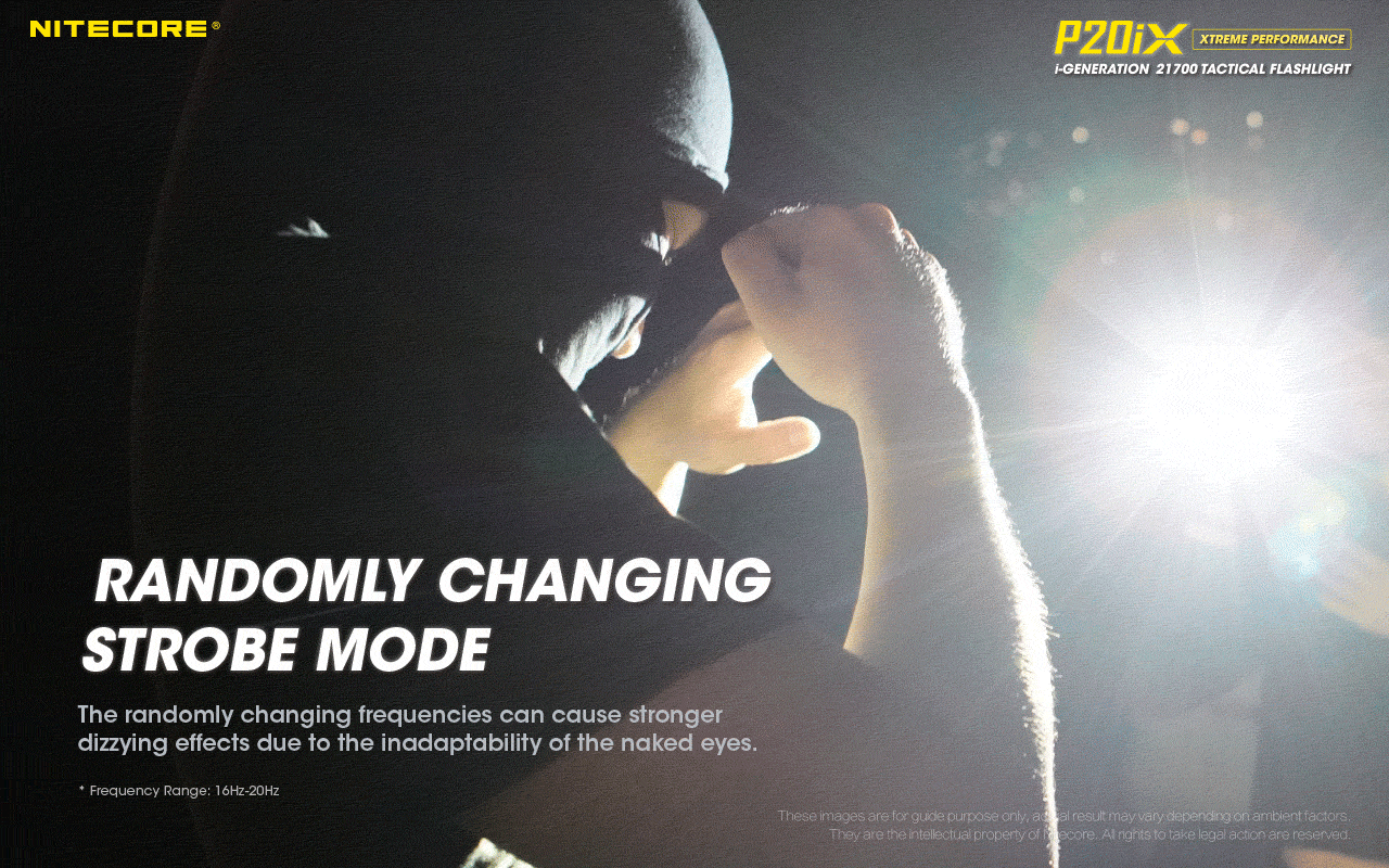Flashlight: Nitecore P20iX, Tactical Flashlight, 4000 lumen, 221m