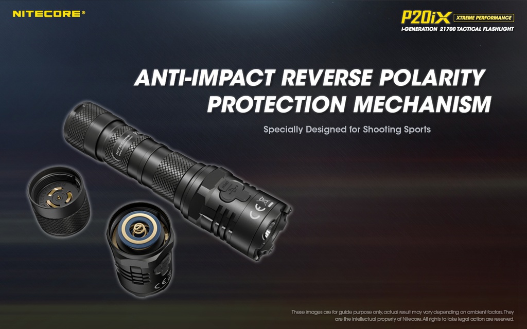 Flashlight: Nitecore P20iX, Tactical Flashlight, 4000 lumen, 221m