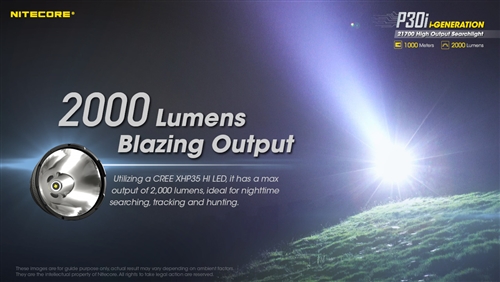 Flashlight: Nitecore P30i, Hunting Kit