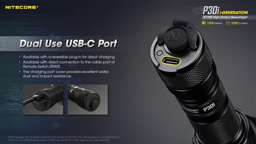 Flashlight: Nitecore P30i, Hunting Kit