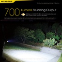 Flashlight: Nitecore TIP SE, Rechargeable Metallic Keychain Light, 700 lumen, 90m
