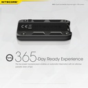 Flashlight: Nitecore TIP SE, Rechargeable Metallic Keychain Light, 700 lumen, 90m