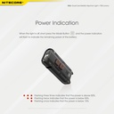 Flashlight: Nitecore TIP SE, Rechargeable Metallic Keychain Light, 700 lumen, 90m