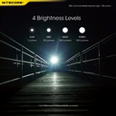 Flashlight: Nitecore TIP SE, Rechargeable Metallic Keychain Light, 700 lumen, 90m