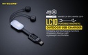 Battery Charger: Nitecore LC10, Portable Magnetic Outdoor USB Charger