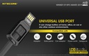 Battery Charger: Nitecore LC10, Portable Magnetic Outdoor USB Charger