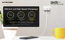 Battery Charger: Nitecore UA42Q, 2-Port Quick Charge USB Adapter, 36W